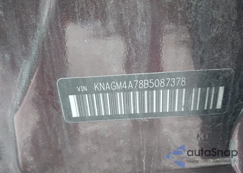 2011 Kia Optima Lx from USA, damaged, VIN KNAGM4A78B5087378